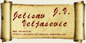 Jelisav Veljašević vizit kartica